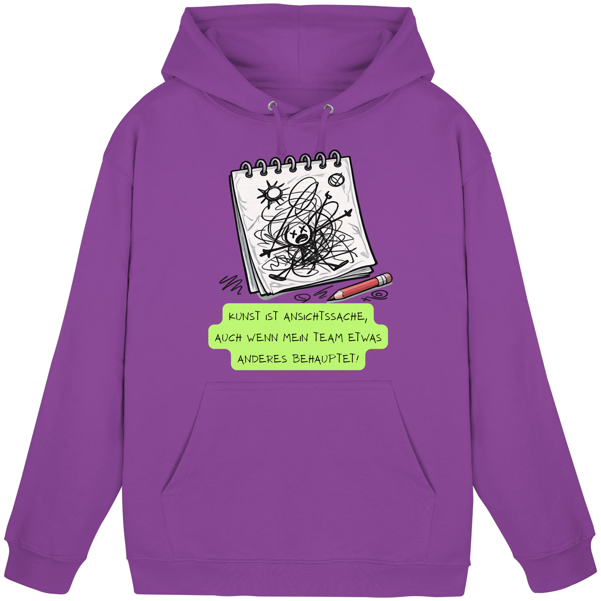 Kunst ist Ansichtssache - Basic Unisex Hoodie