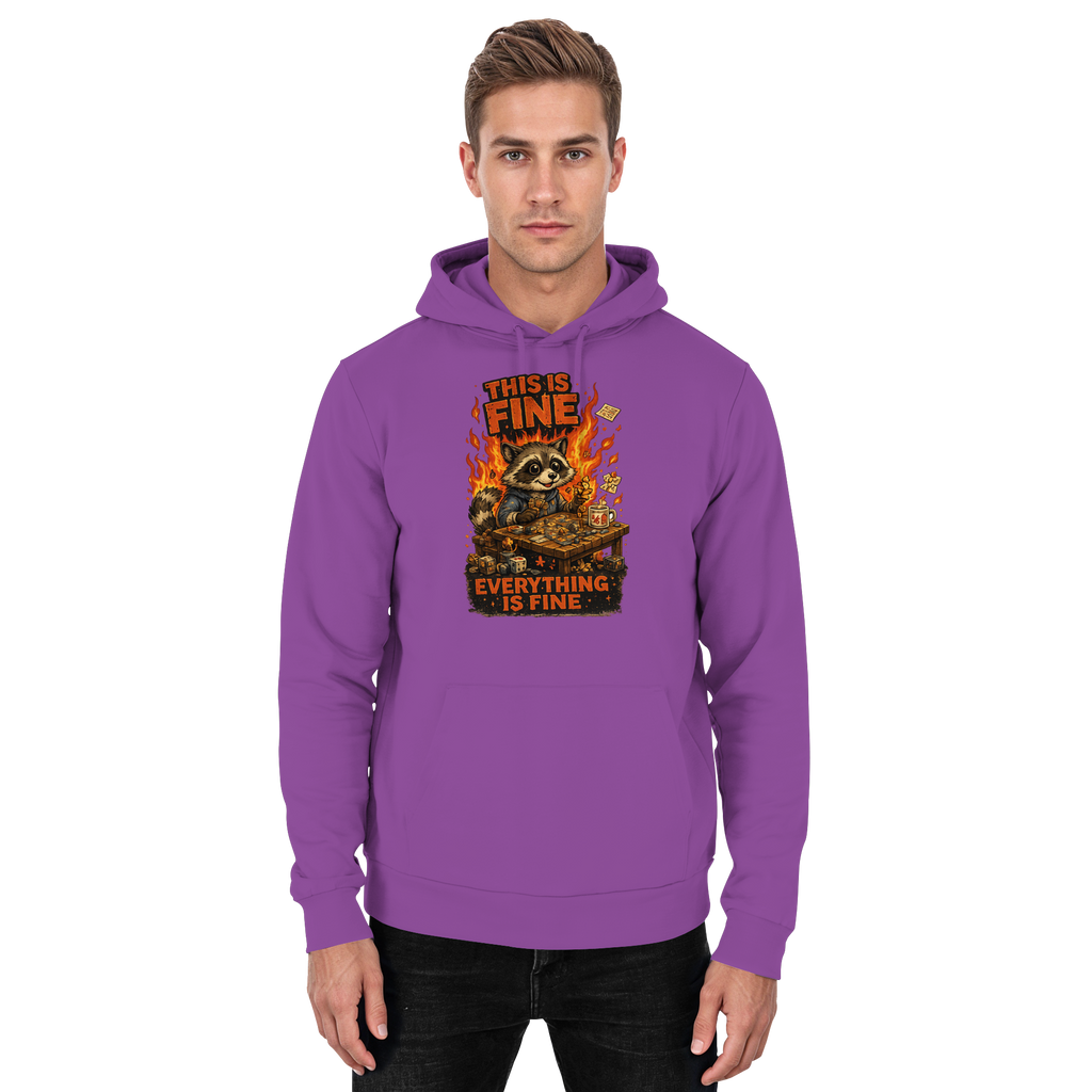 This Is Fine Club! - Basic Unisex Hoodie