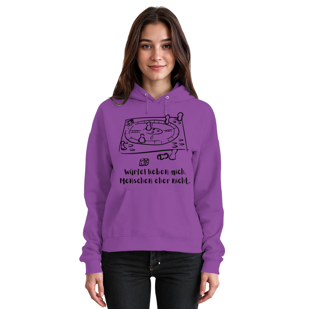 Würfel lieben mich. Menschen eher nicht. - Basic Unisex Hoodie