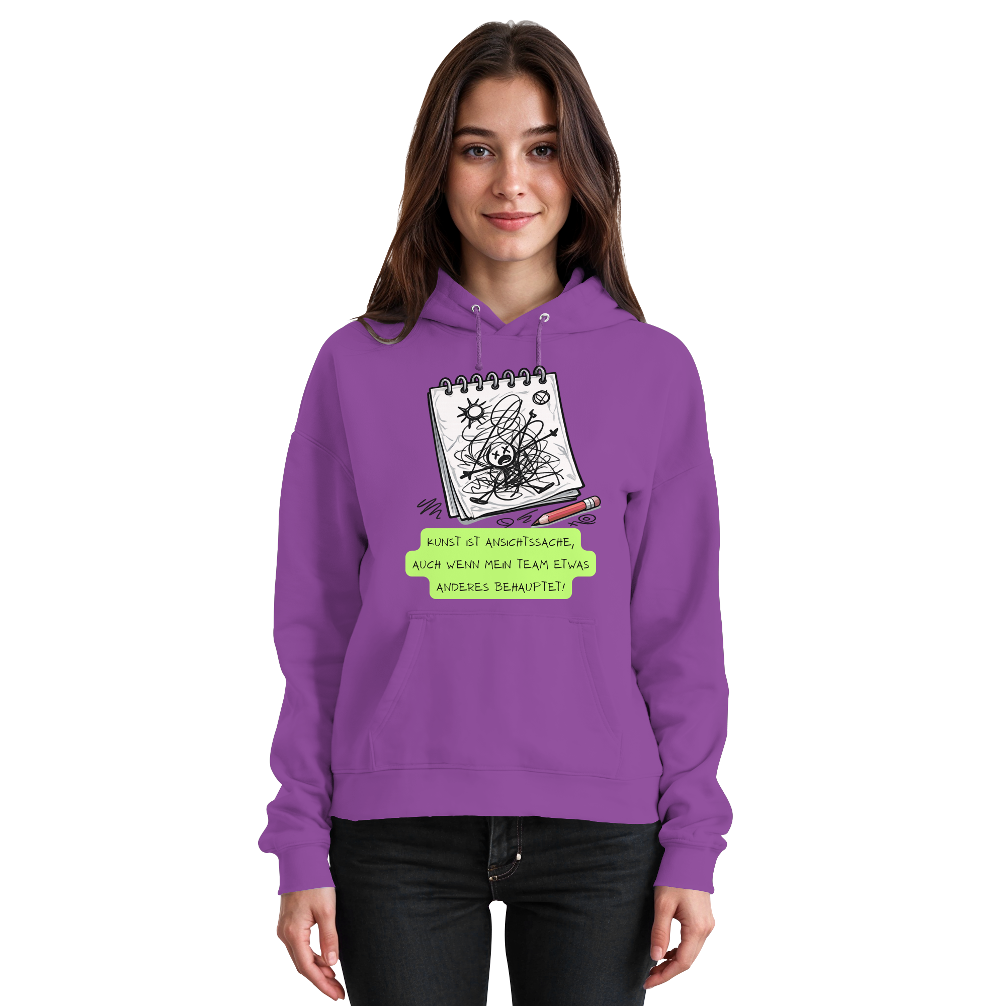 Kunst ist Ansichtssache - Basic Unisex Hoodie