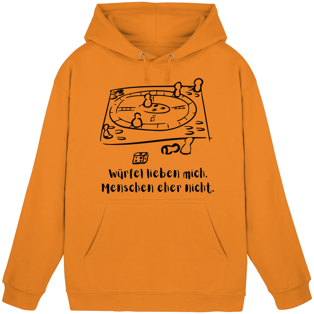 Würfel lieben mich. Menschen eher nicht. - Basic Unisex Hoodie