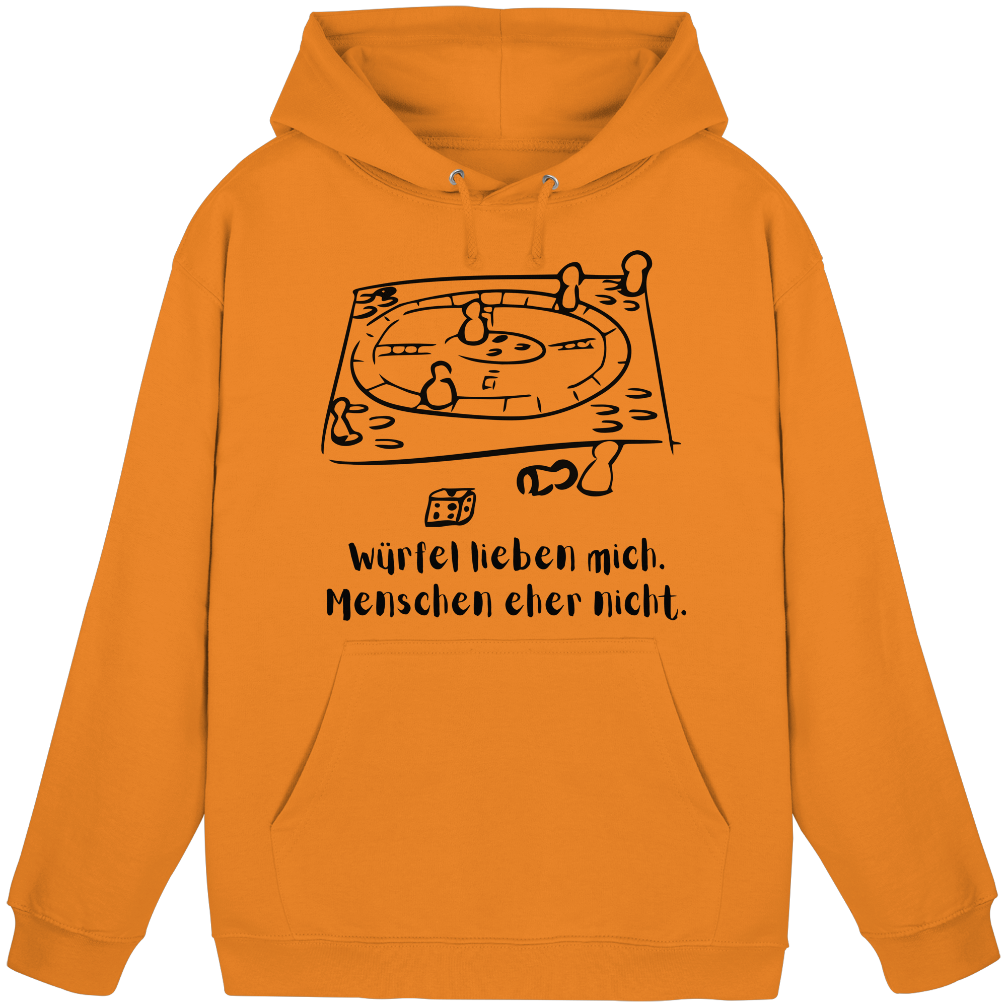Würfel lieben mich. Menschen eher nicht. - Basic Unisex Hoodie