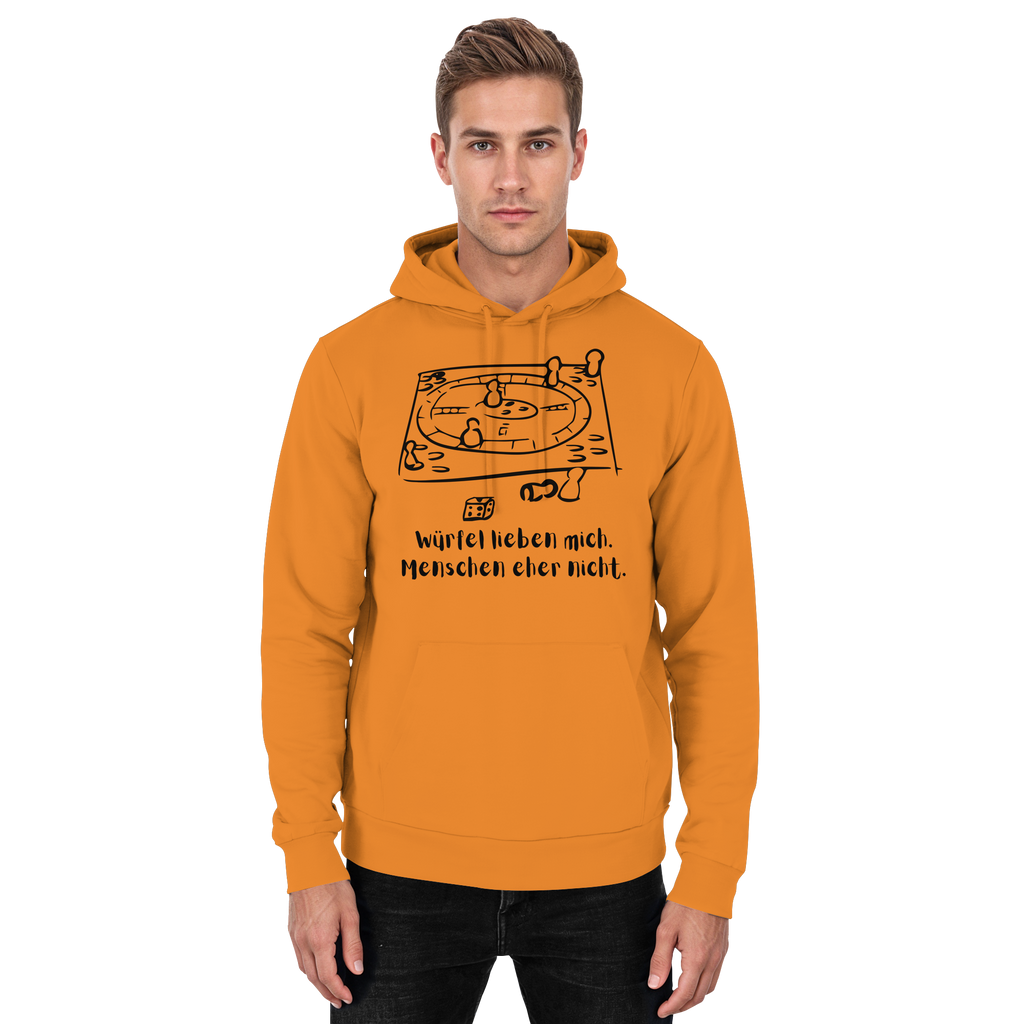 Würfel lieben mich. Menschen eher nicht. - Basic Unisex Hoodie