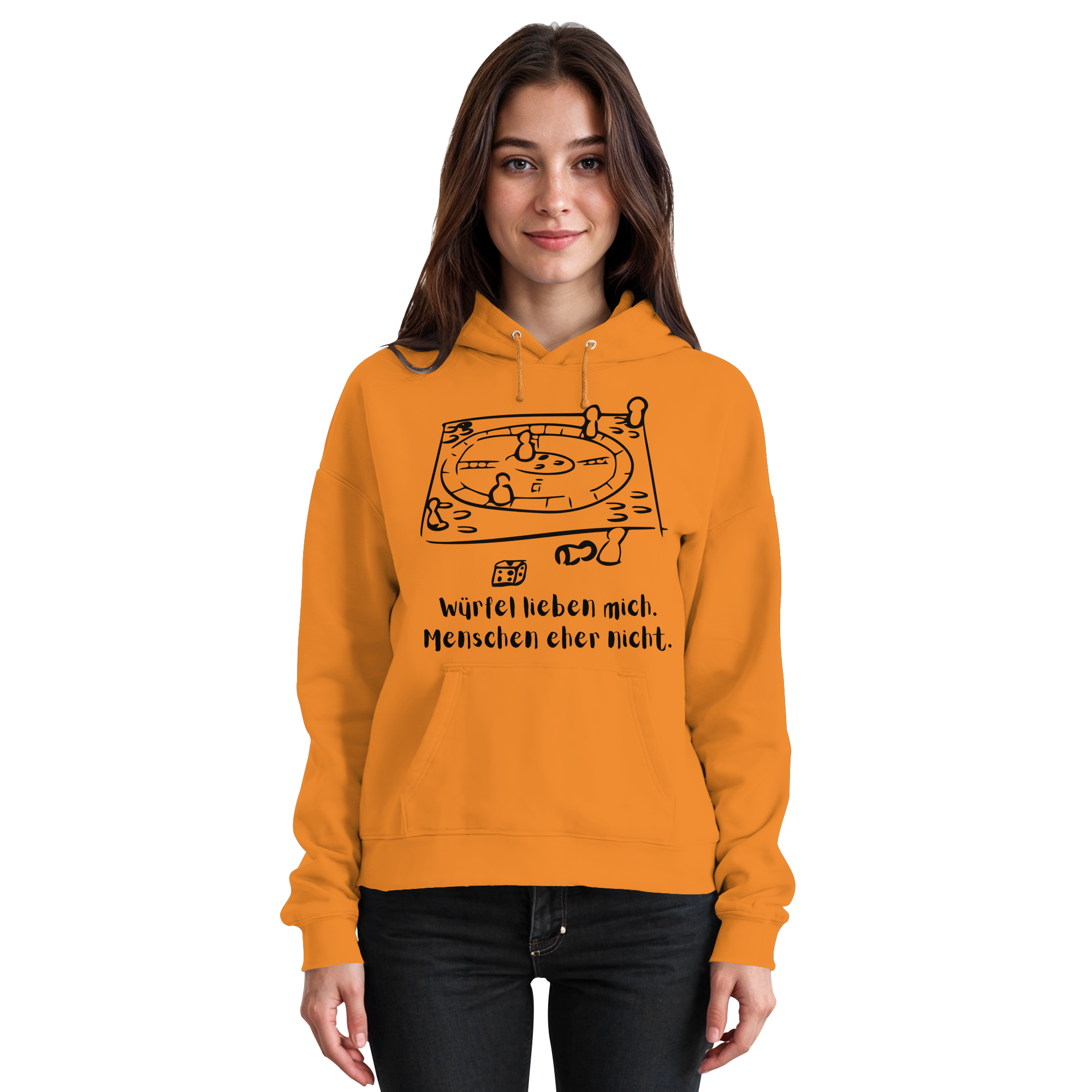 Würfel lieben mich. Menschen eher nicht. - Basic Unisex Hoodie