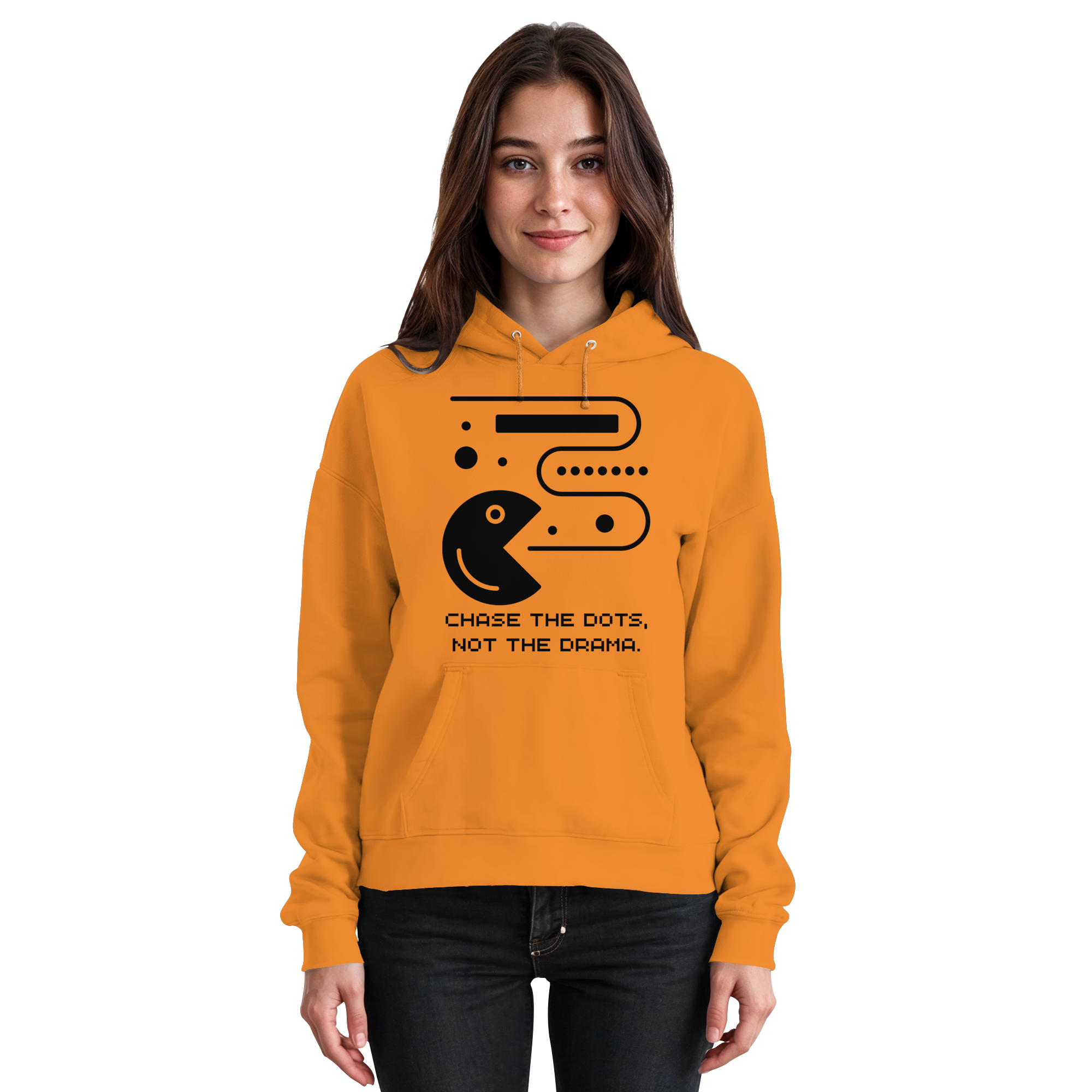 Chase the Dots, Not the Drama - Basic Unisex Hoodie