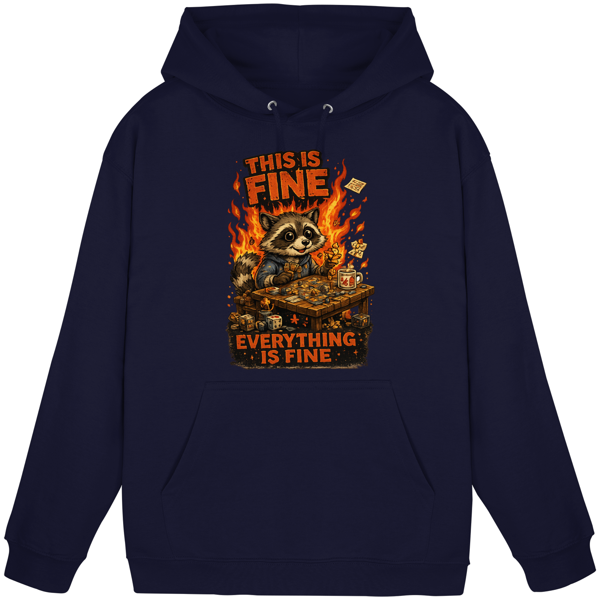 This Is Fine Club! - Basic Unisex Hoodie