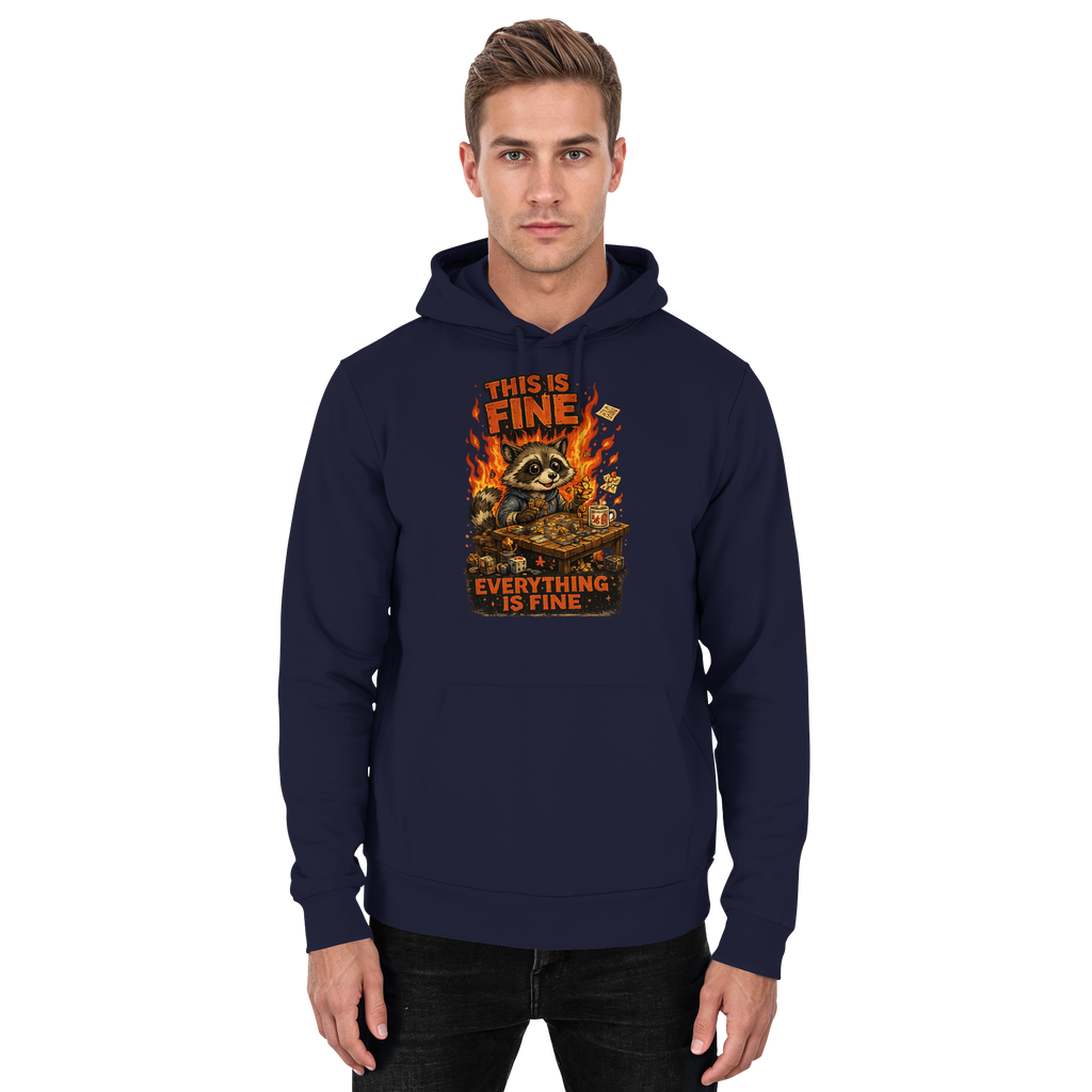 This Is Fine Club! - Basic Unisex Hoodie