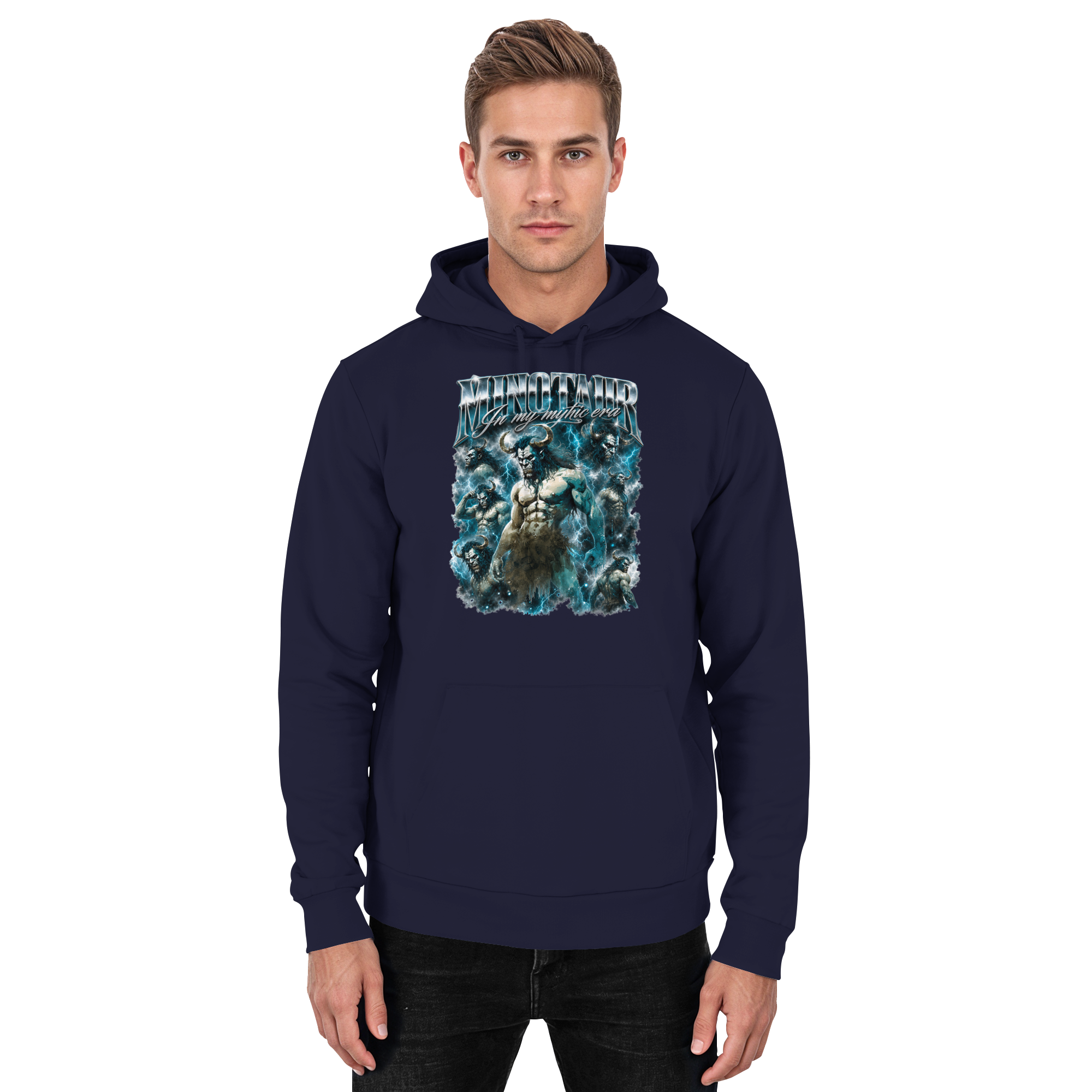 Minotaur in My Mythic Era - Basic Unisex Hoodie