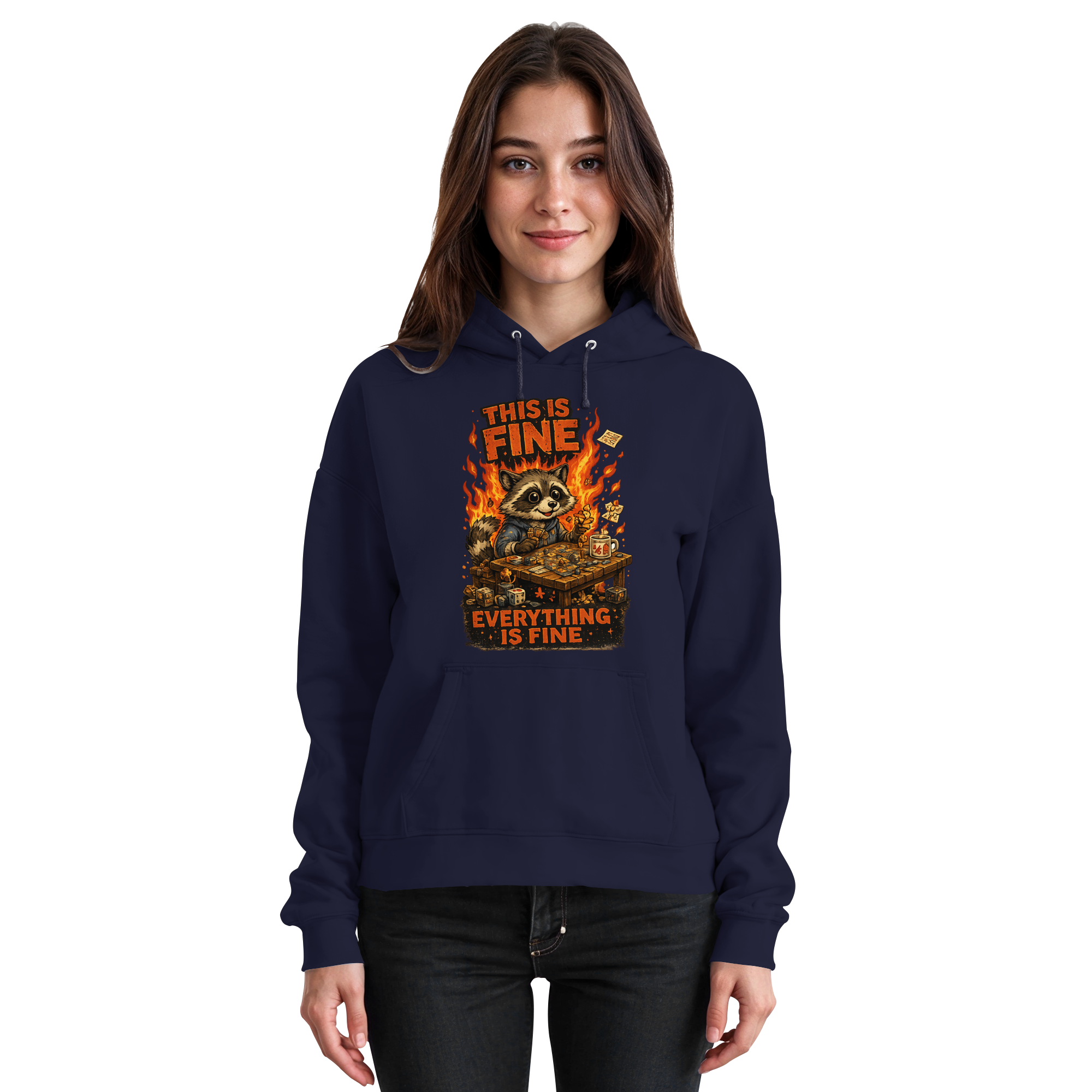 This Is Fine Club! - Basic Unisex Hoodie
