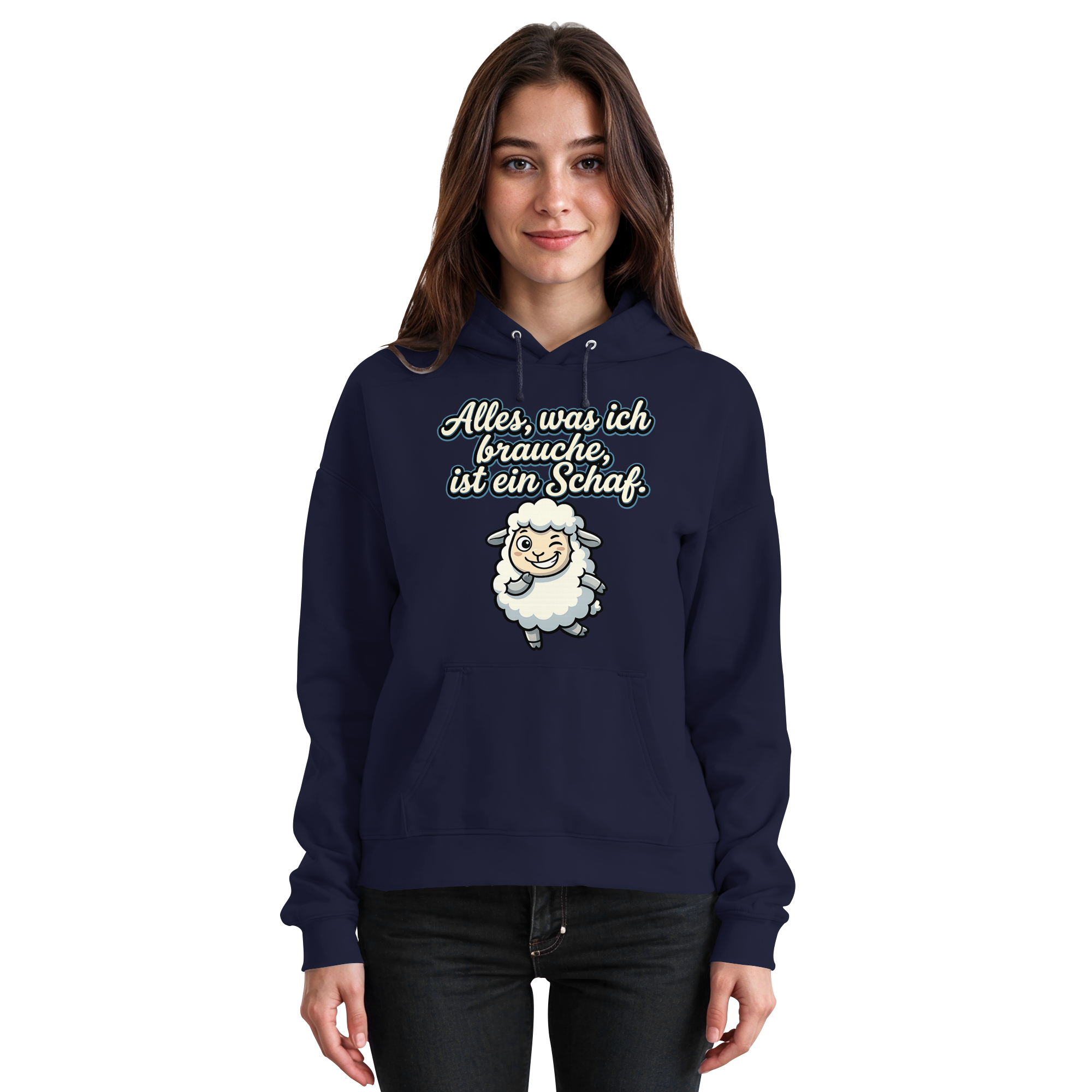 Alles, was ich brauche, ist ein Schaf!  - Basic Unisex Hoodie