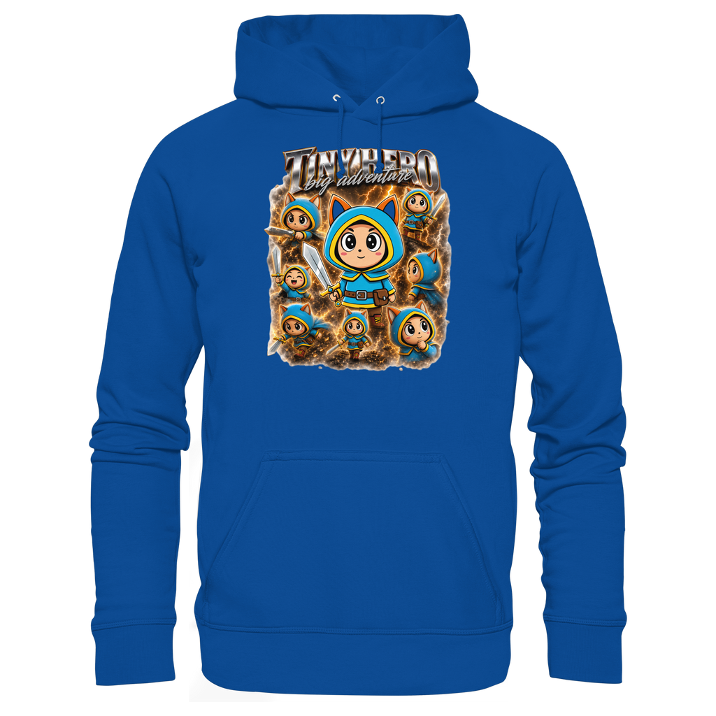 Tiny Hero – Big Adventure - Basic Unisex Hoodie