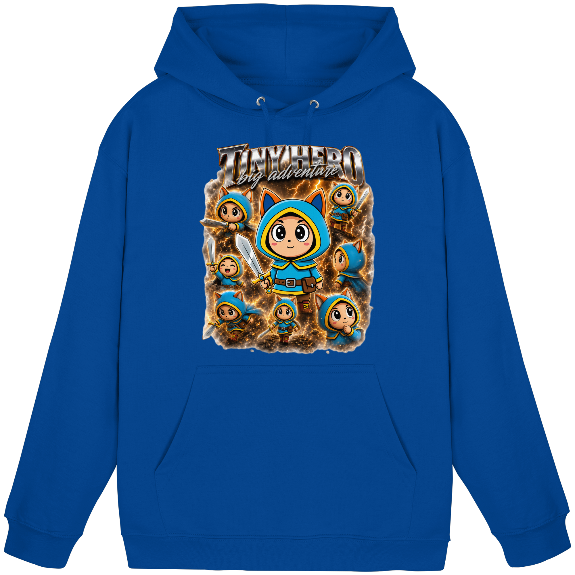 Tiny Hero – Big Adventure - Basic Unisex Hoodie