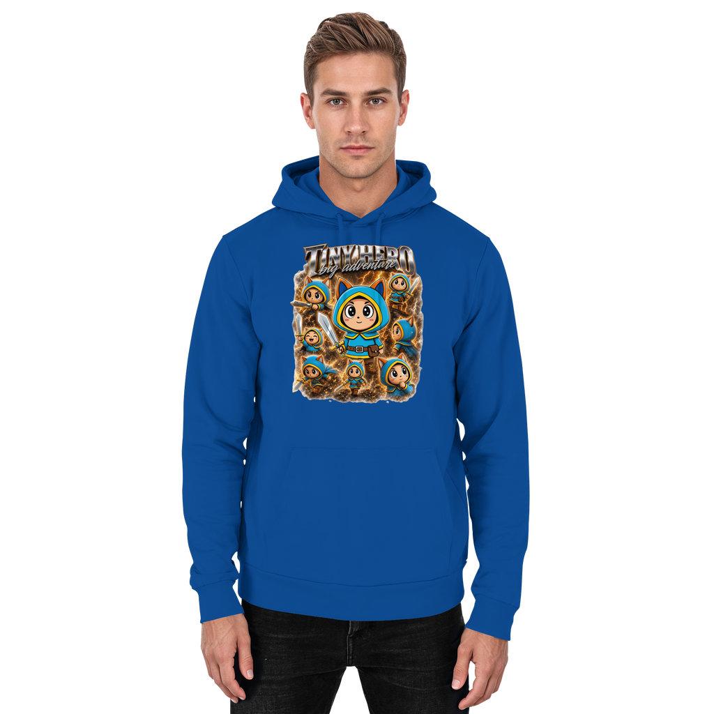 Tiny Hero – Big Adventure - Basic Unisex Hoodie