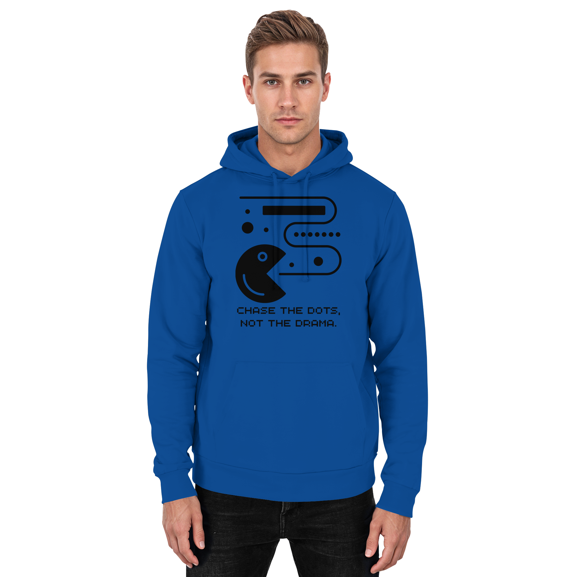 Chase the Dots, Not the Drama - Basic Unisex Hoodie
