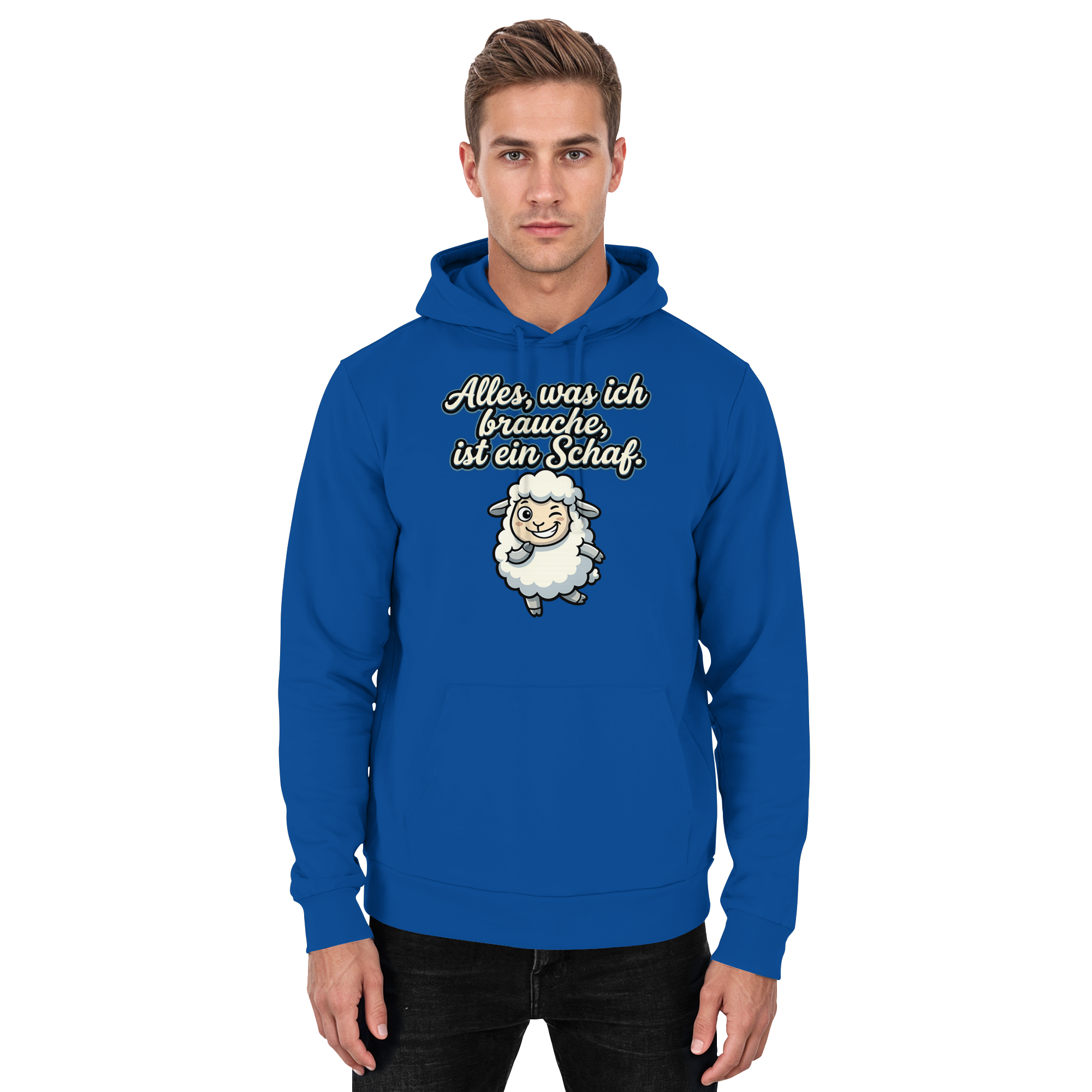 Alles, was ich brauche, ist ein Schaf!  - Basic Unisex Hoodie