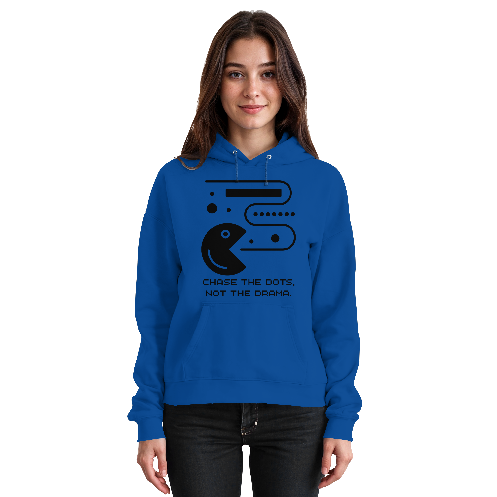 Chase the Dots, Not the Drama - Basic Unisex Hoodie