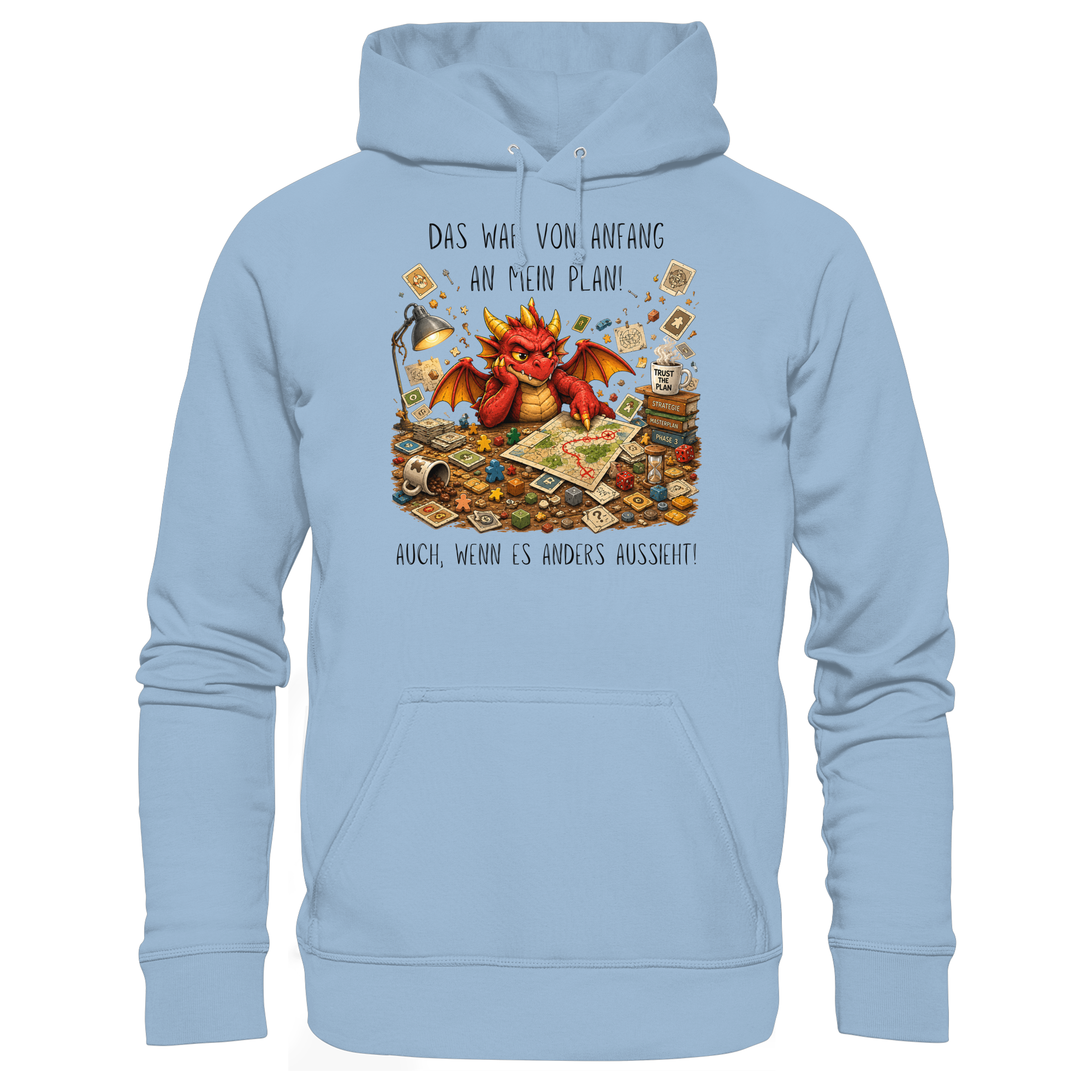 Vertrau dem Plan - Basic Unisex Hoodie