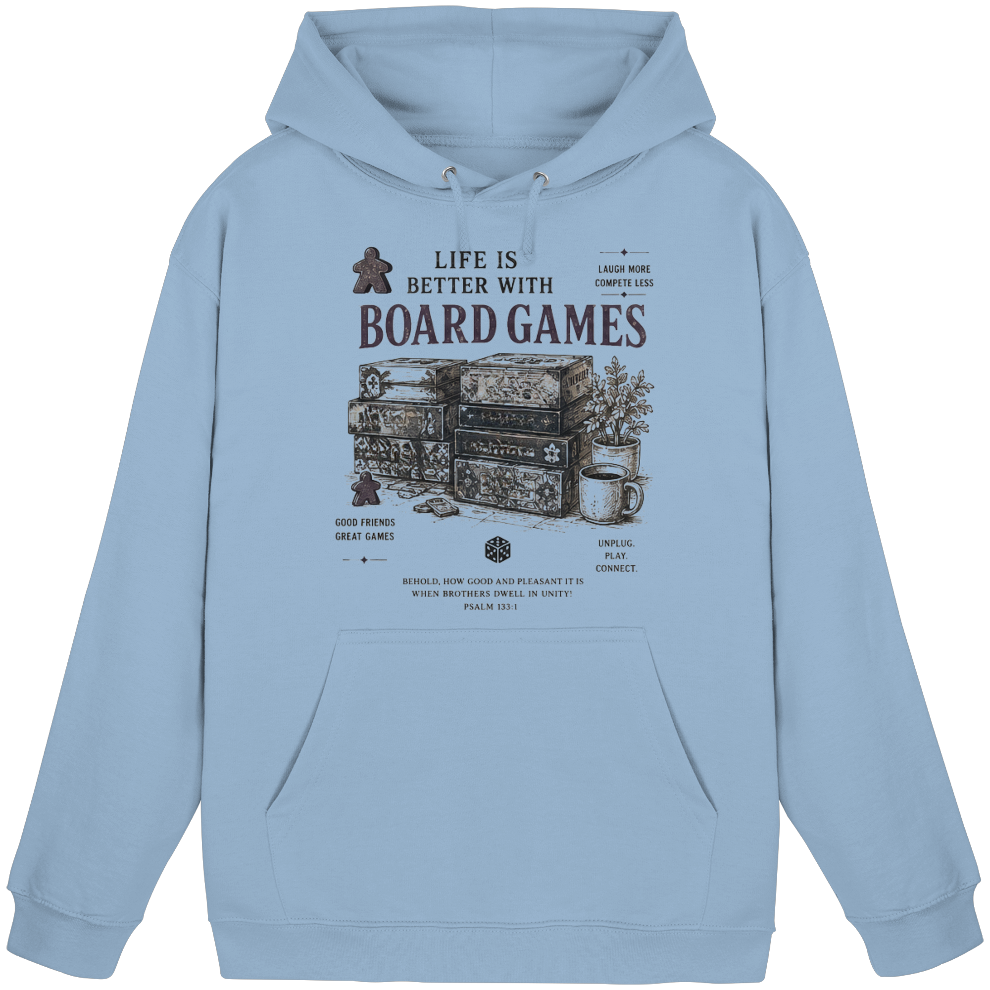 Life Is Better With Board Games - Basic Unisex Hoodie