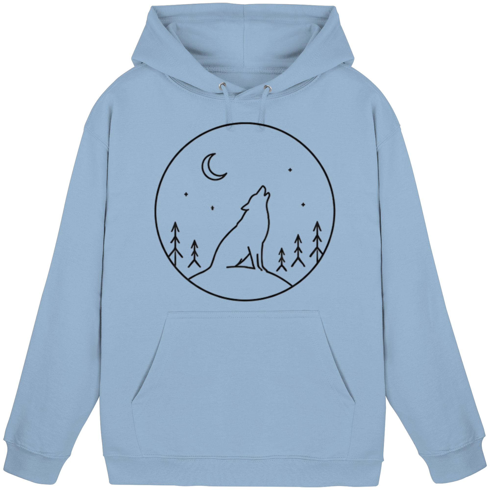 Die Nacht beginnt. - Basic Unisex Hoodie
