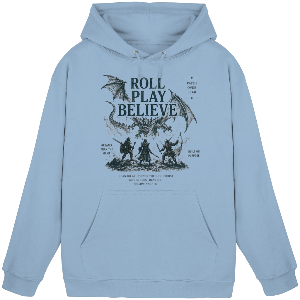 Roll. Play. Believe. - Basic Unisex Hoodie
