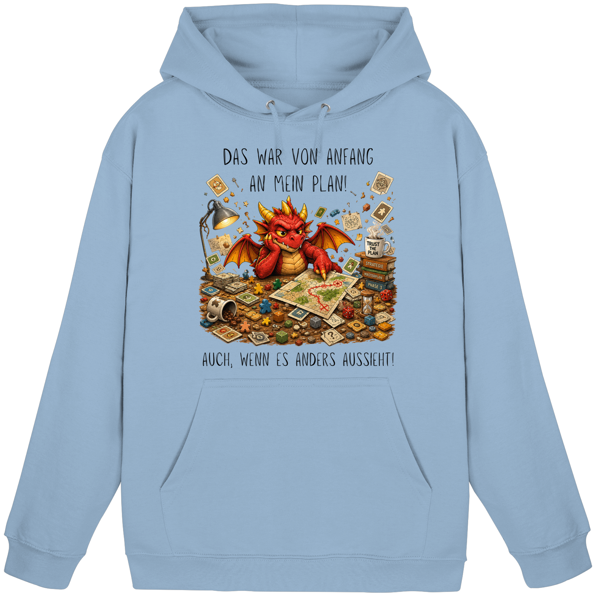 Vertrau dem Plan - Basic Unisex Hoodie
