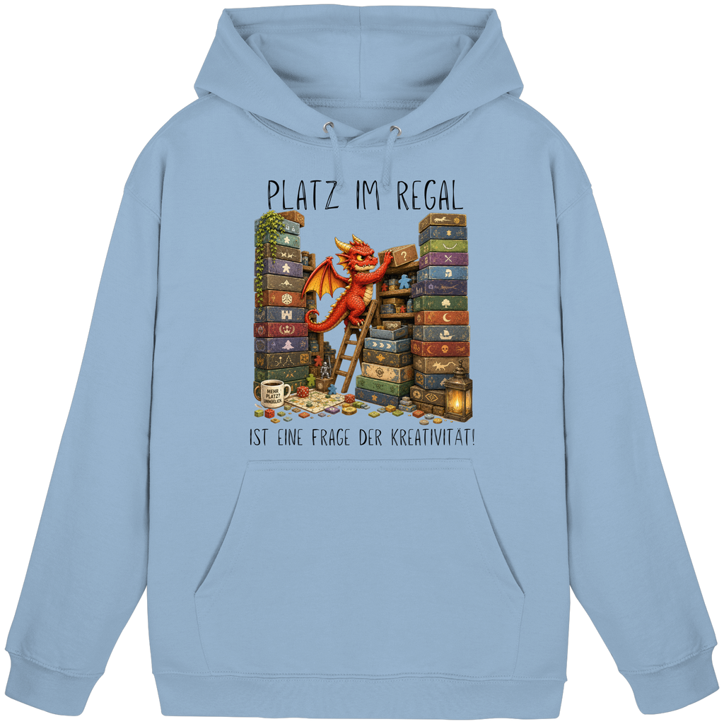 Platz im Regal ist eine Frage der Kreativität. - Basic Unisex Hoodie