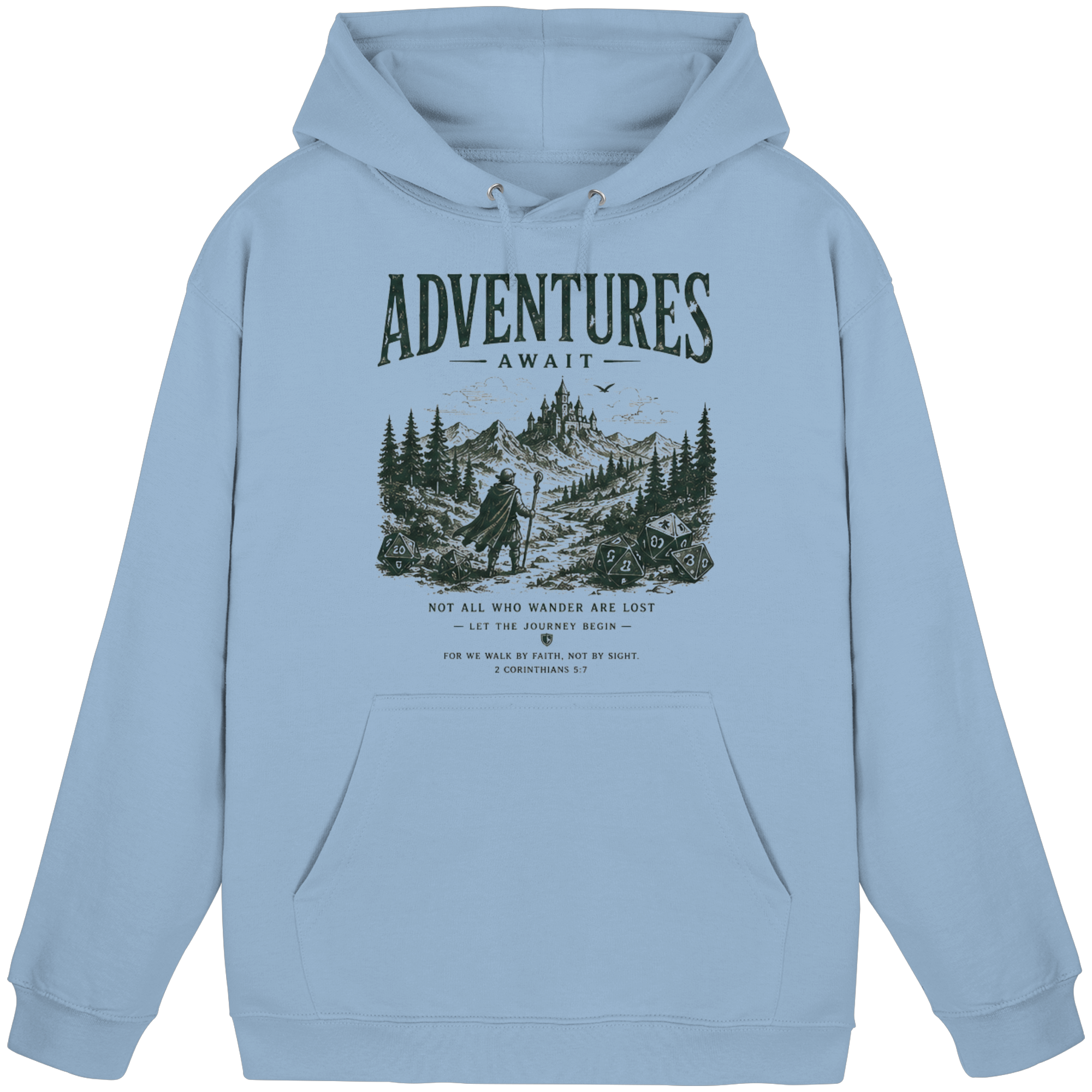 Adventures Await. - Basic Unisex Hoodie