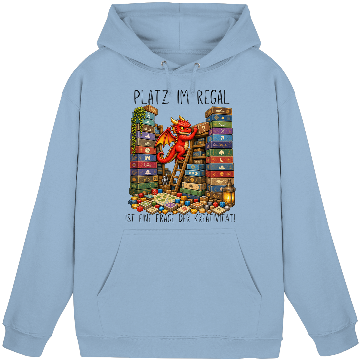 Platz im Regal ist eine Frage der Kreativität. - Basic Unisex Hoodie