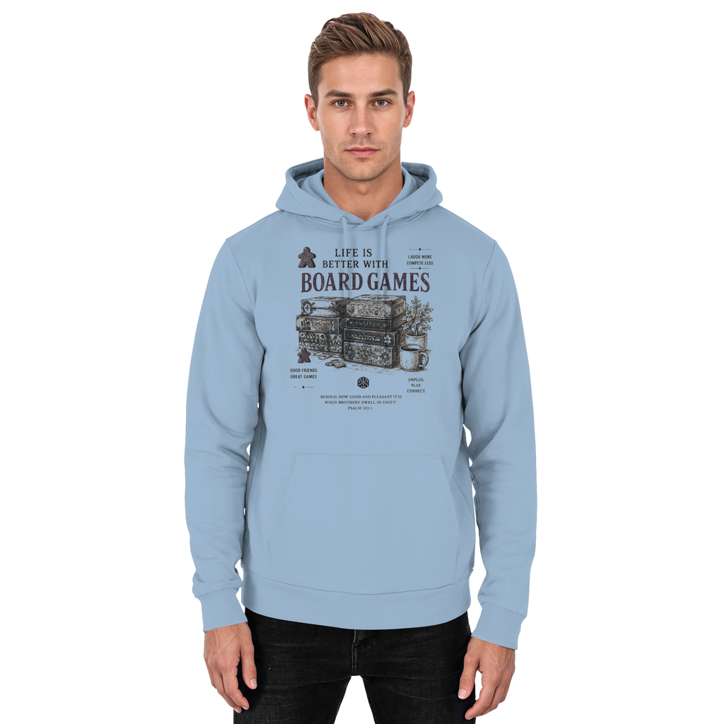 Life Is Better With Board Games - Basic Unisex Hoodie