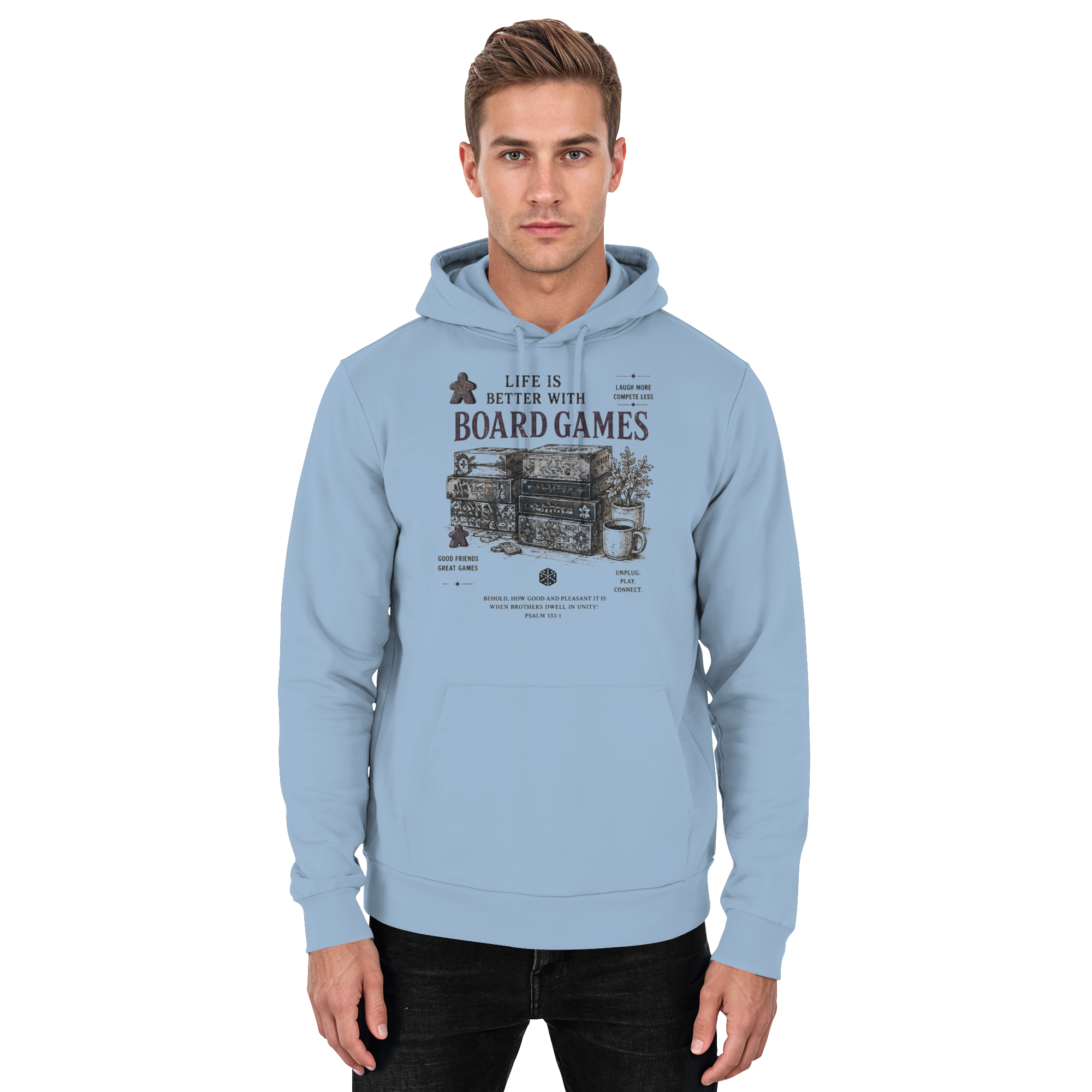 Life Is Better With Board Games - Basic Unisex Hoodie