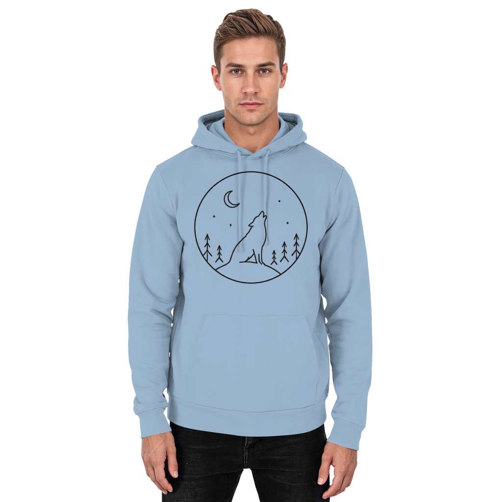 Die Nacht beginnt. - Basic Unisex Hoodie