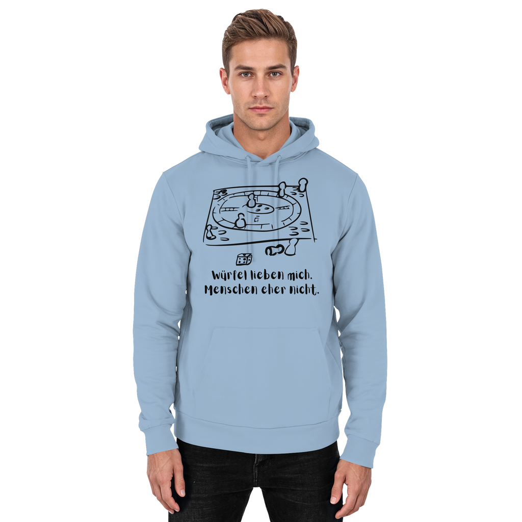 Würfel lieben mich. Menschen eher nicht. - Basic Unisex Hoodie