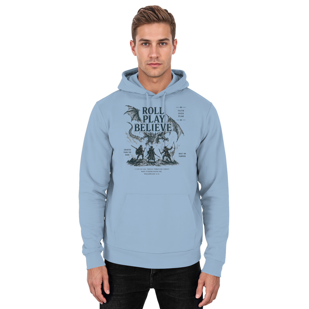 Roll. Play. Believe. - Basic Unisex Hoodie