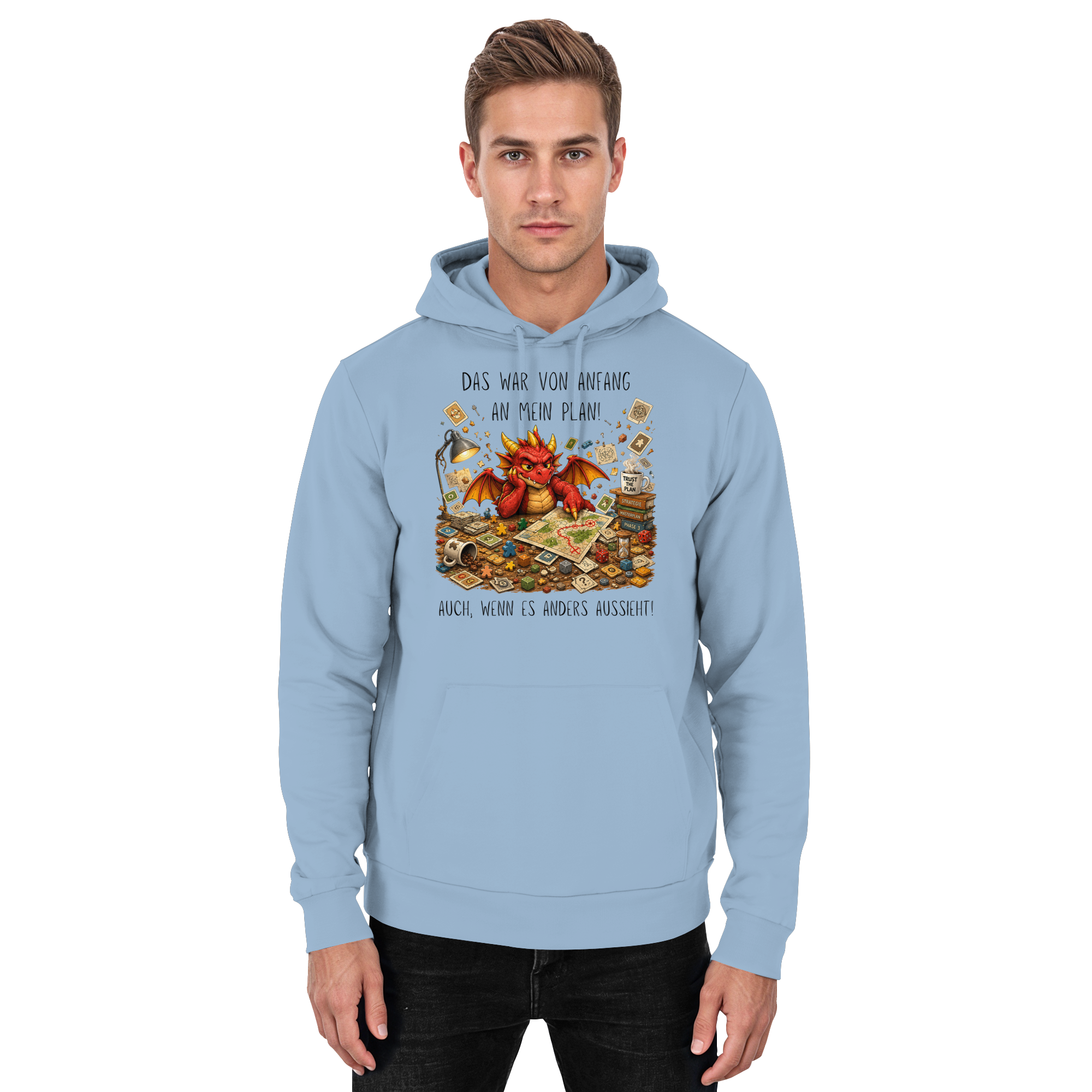 Vertrau dem Plan - Basic Unisex Hoodie