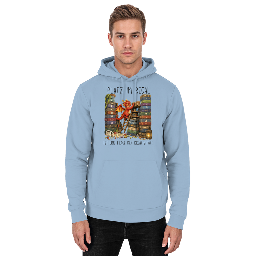 Platz im Regal ist eine Frage der Kreativität. - Basic Unisex Hoodie
