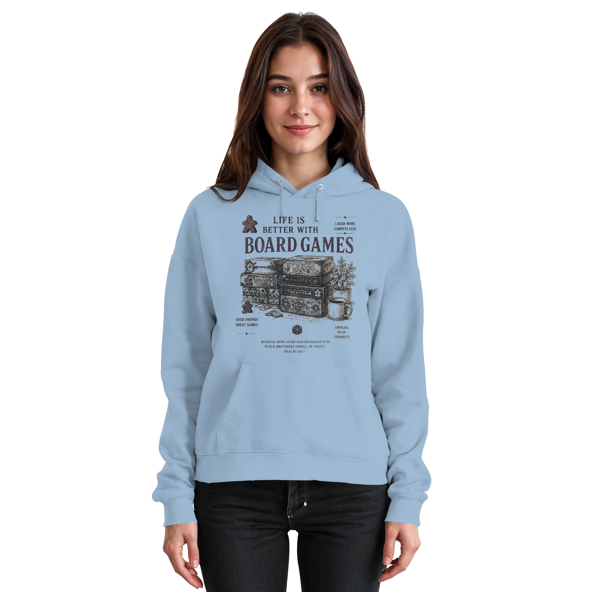Life Is Better With Board Games - Basic Unisex Hoodie