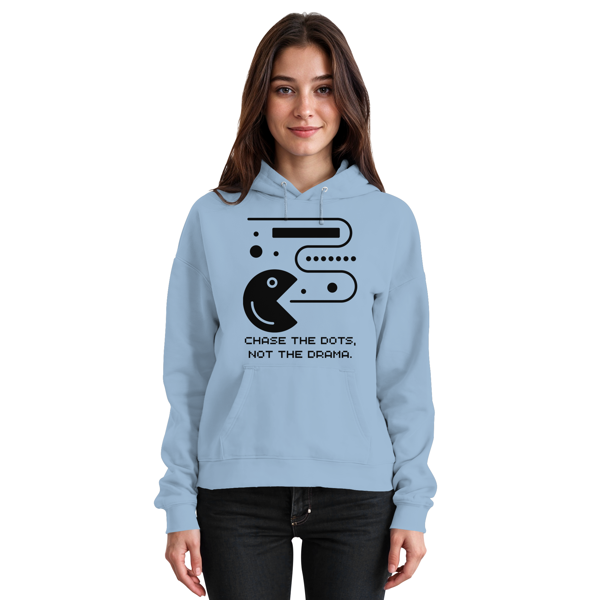 Chase the Dots, Not the Drama - Basic Unisex Hoodie