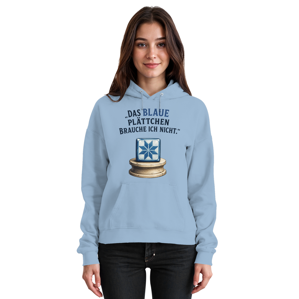 Das blaue Plättchen - Basic Unisex Hoodie