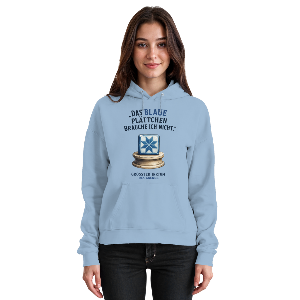 Das blaue Plättchen - Basic Unisex Hoodie