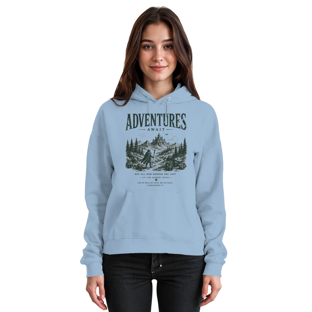 Adventures Await. - Basic Unisex Hoodie