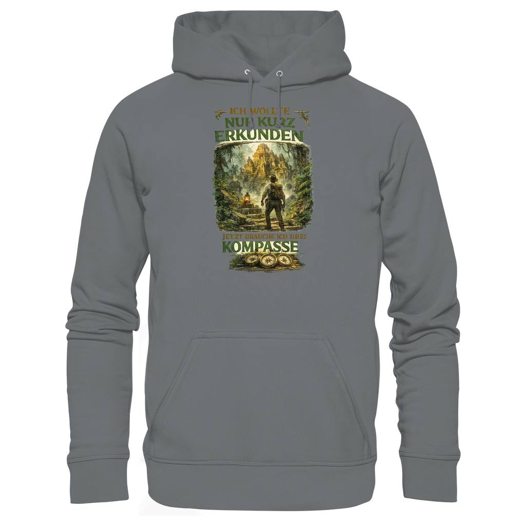 Nur kurz erkunden - Basic Unisex Hoodie