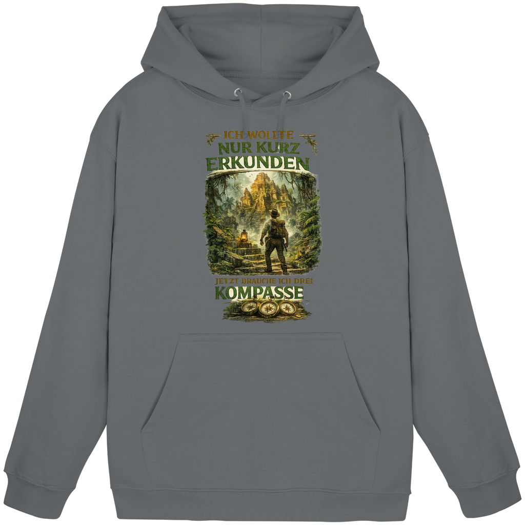 Nur kurz erkunden - Basic Unisex Hoodie