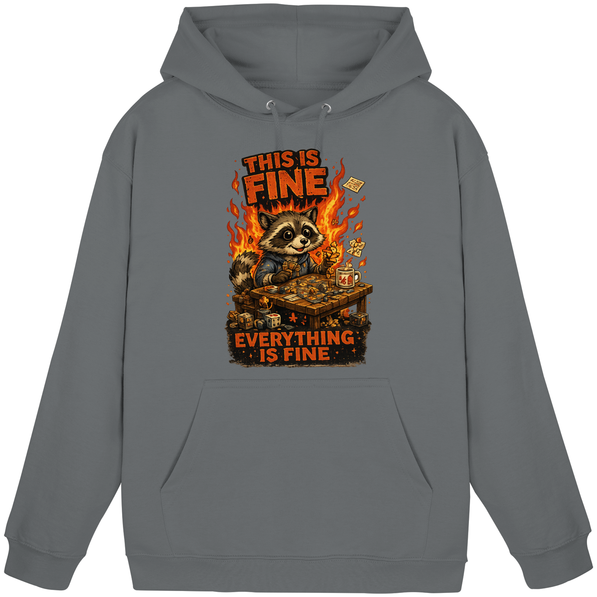 This Is Fine Club! - Basic Unisex Hoodie