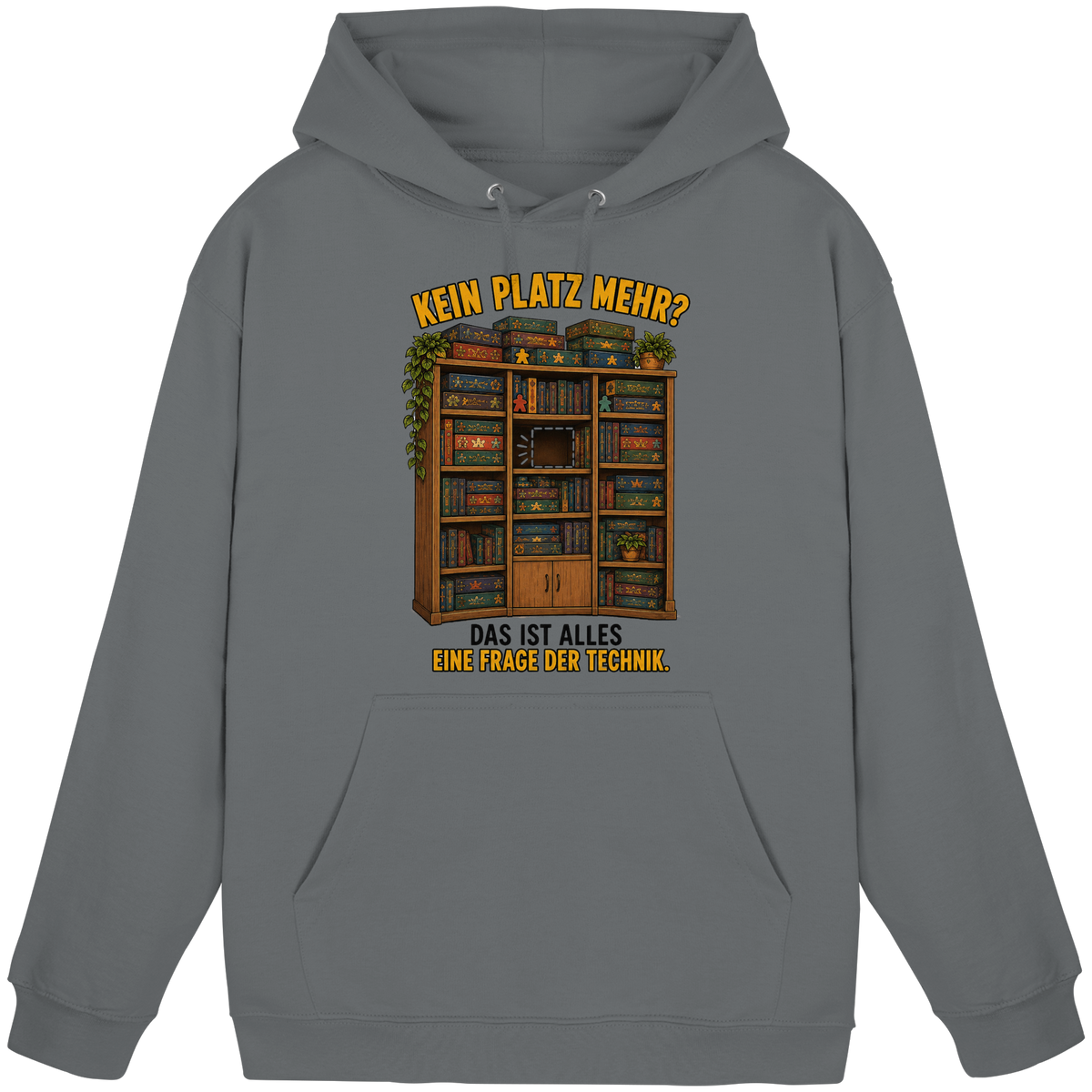 Kein Platz mehr? Das ist alles eine Frage der Technik! - Basic Unisex Hoodie