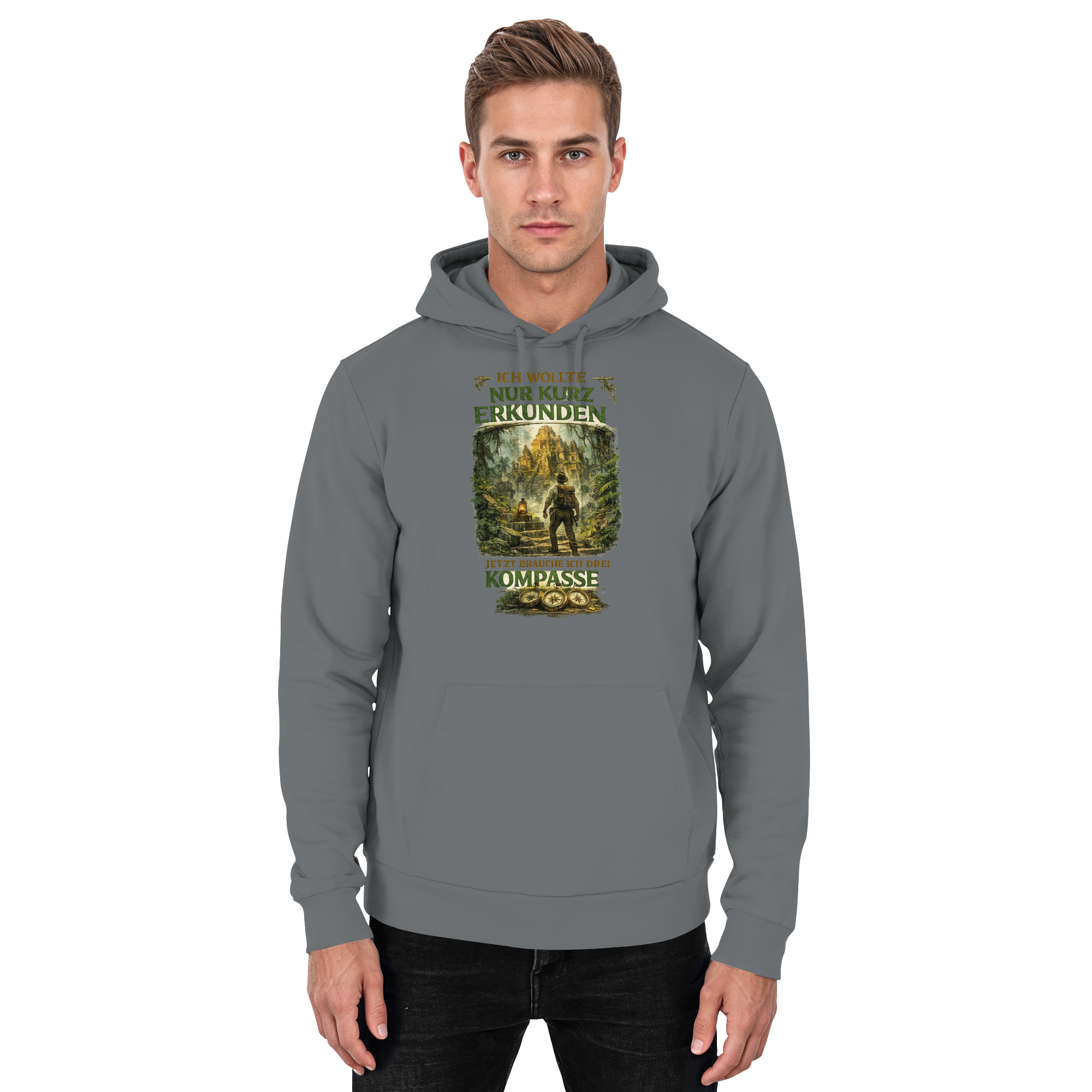 Nur kurz erkunden - Basic Unisex Hoodie