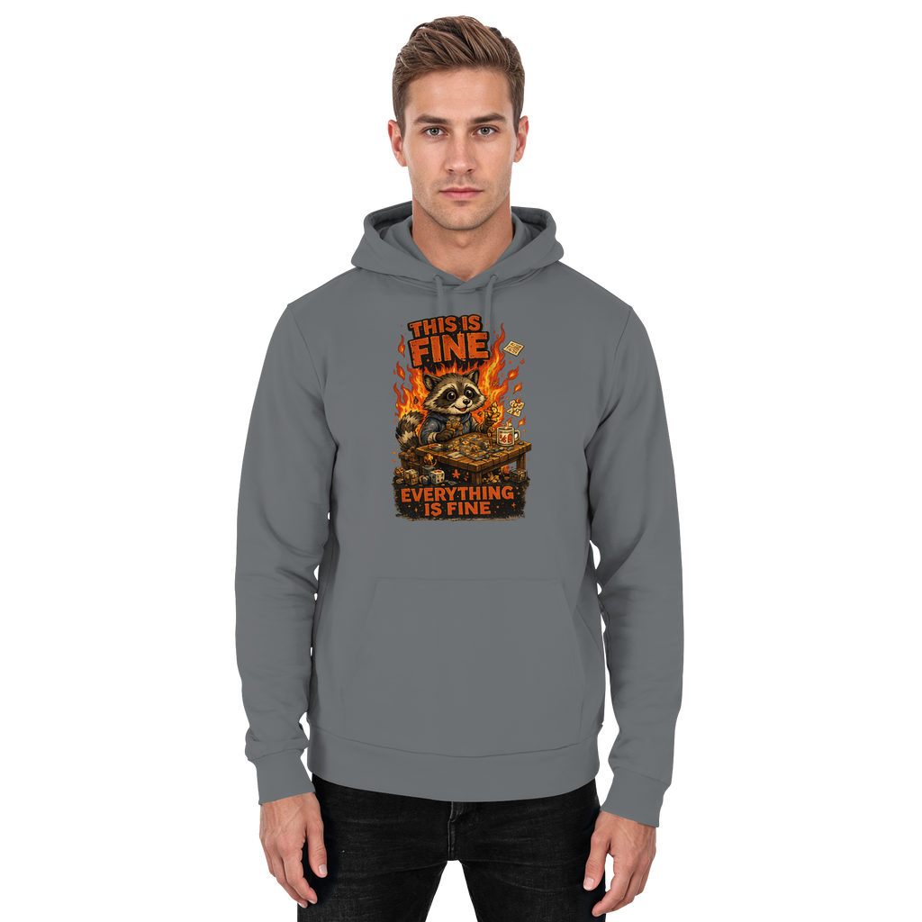This Is Fine Club! - Basic Unisex Hoodie