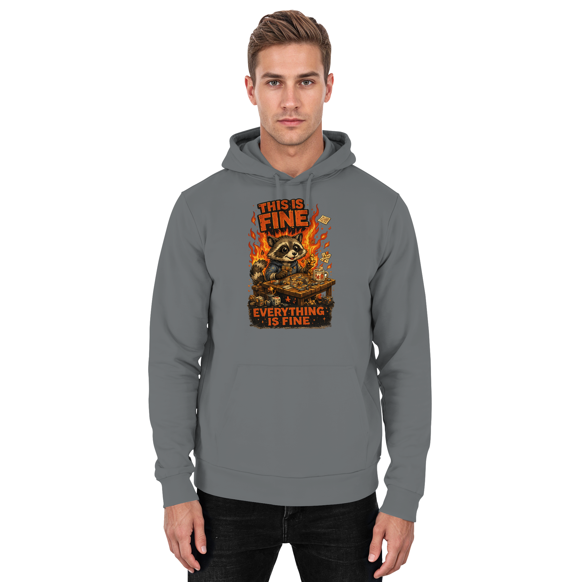 This Is Fine Club! - Basic Unisex Hoodie