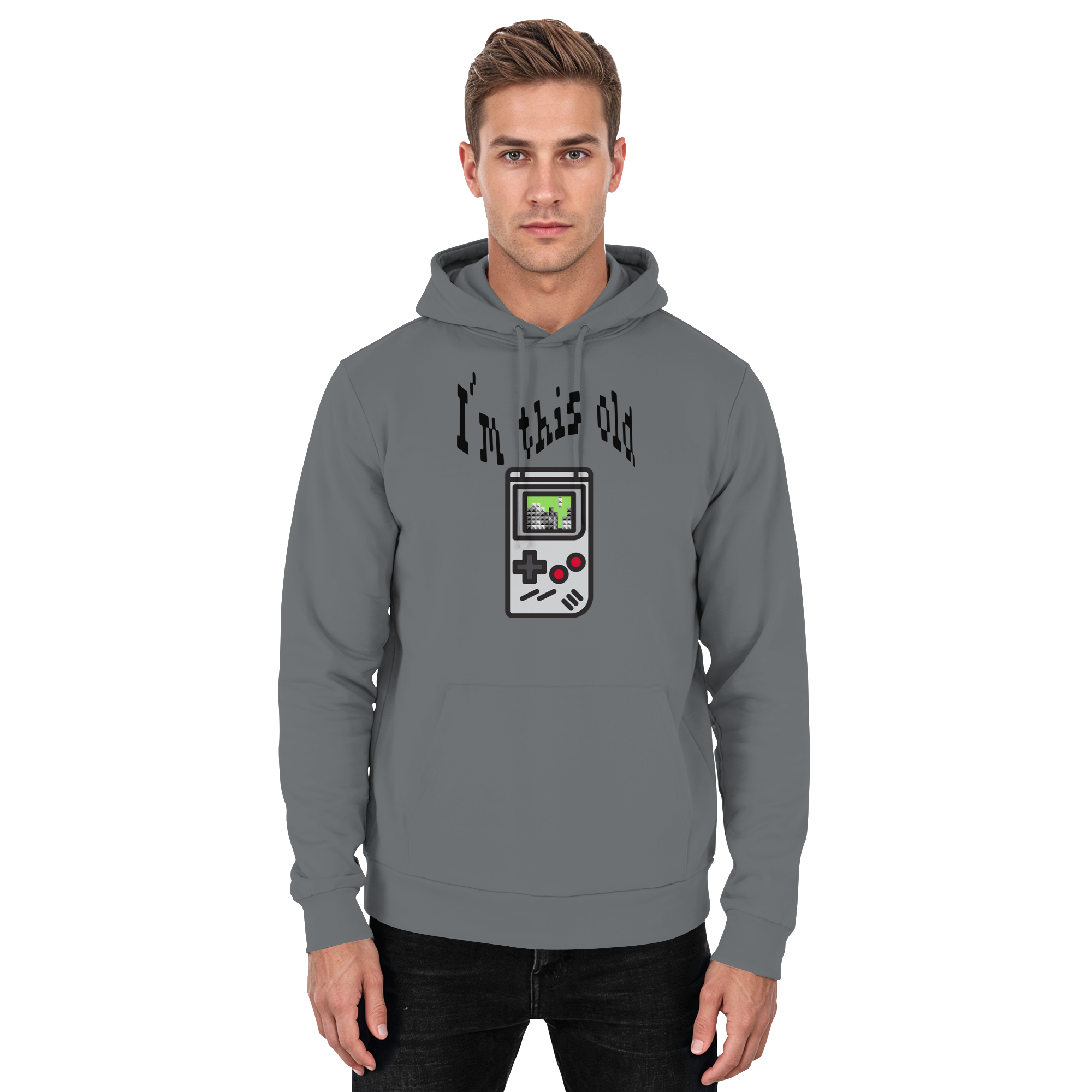 Retro Handheld - Basic Unisex Hoodie