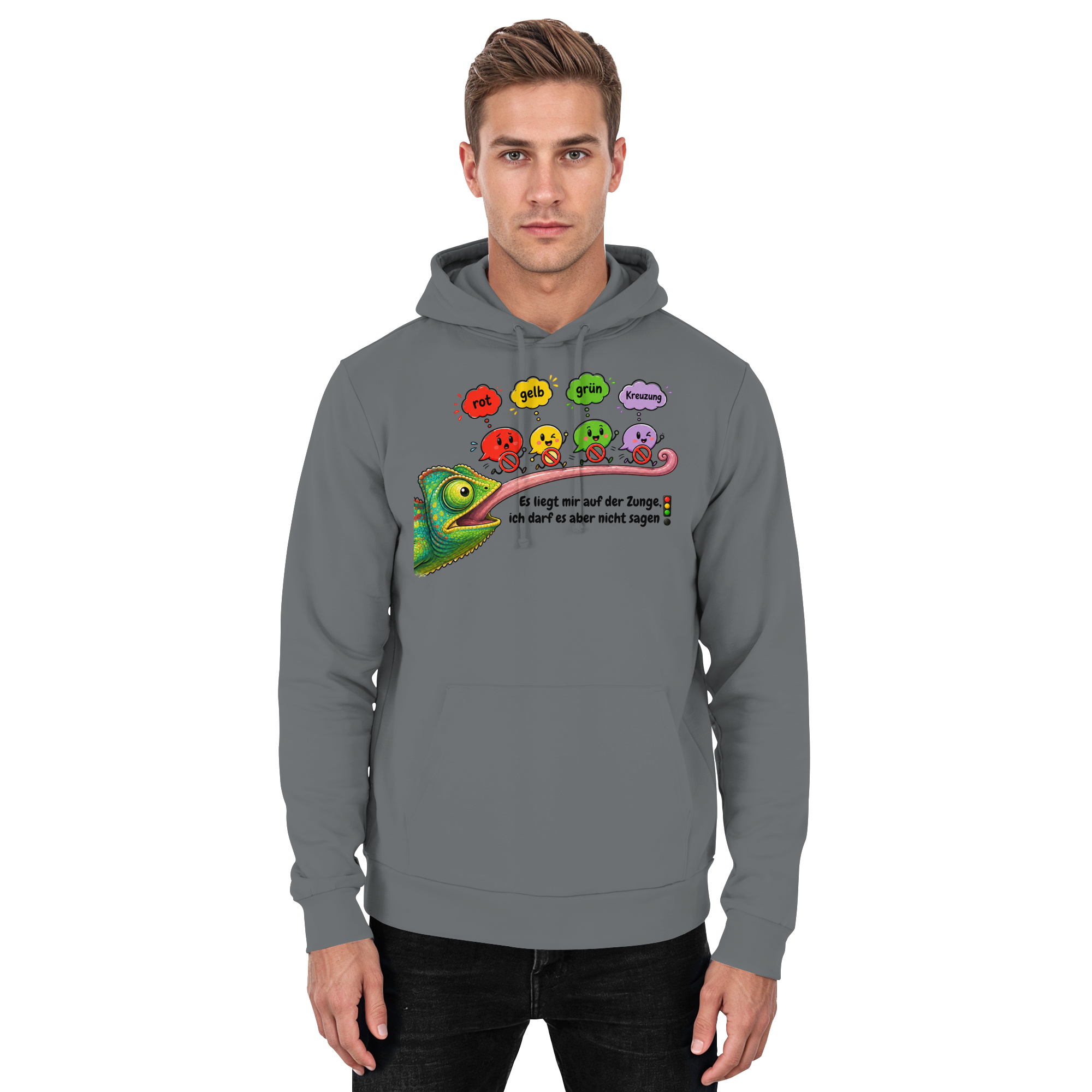 Wort-Chamäleon – Meister der Umschreibung - Basic Unisex Hoodie