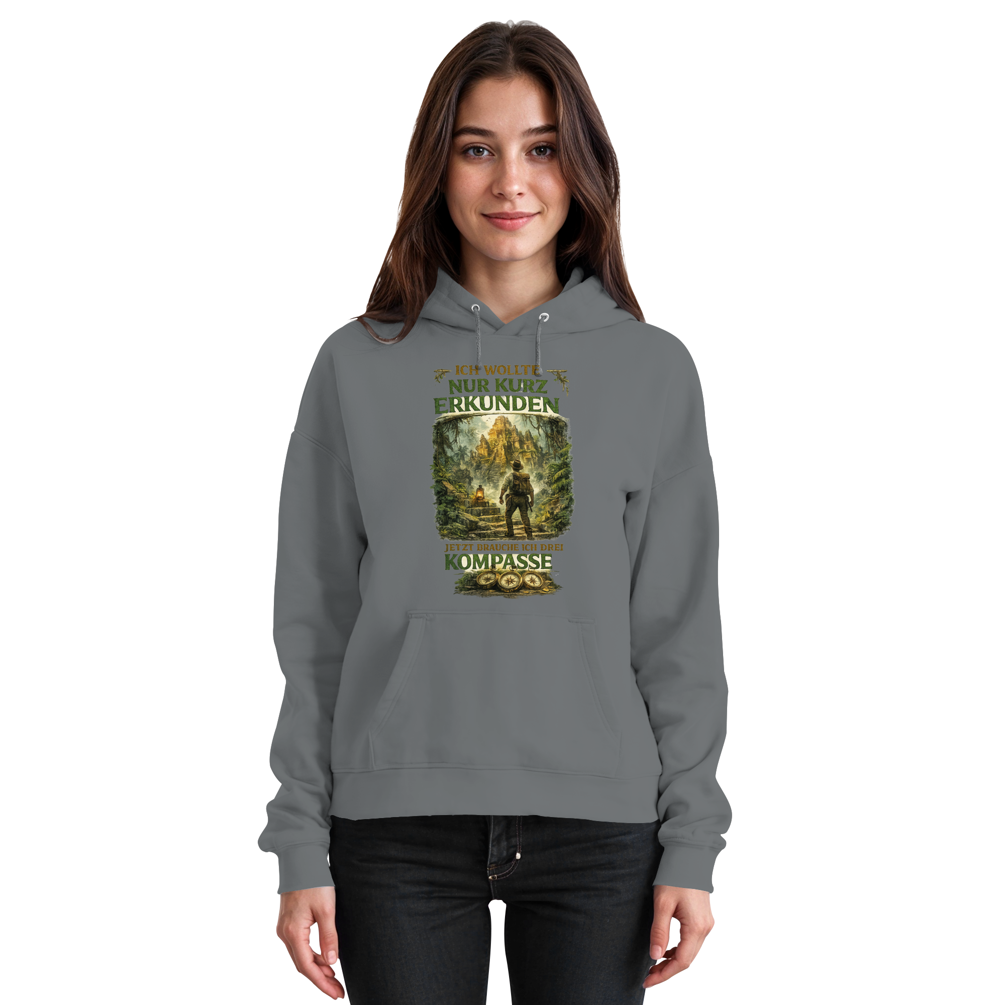 Nur kurz erkunden - Basic Unisex Hoodie